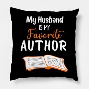 Husband  Author Book Writer Outfit Book Writer Pillow