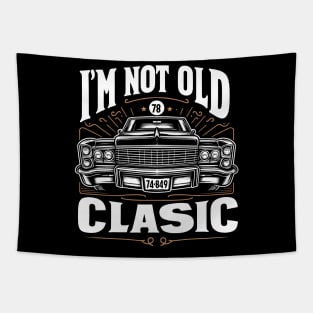 i'm not old i'm classic Tapestry