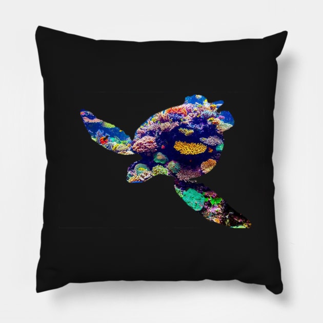 Turtle Aquarium Pillow by koifish