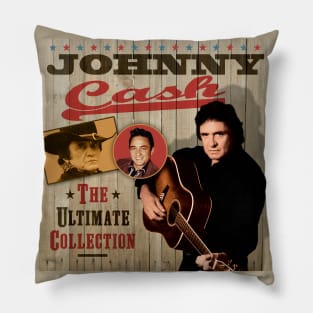 Johnny Cash - The Ultimate Country Collection Pillow