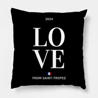 Love from Saint-Tropez Pillow