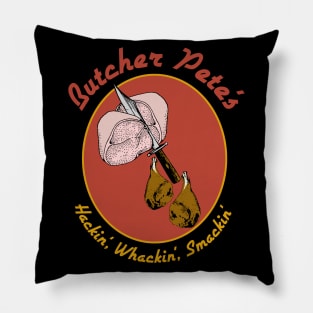 Butcher Pete - Parody, Meme, Gaming, Blues, Satire Pillow