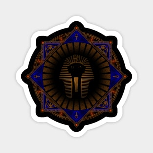 King Tut mandala Magnet