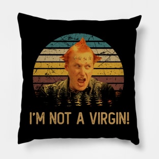 College Craziness Embrace the Unconventional Student Life and Outlandish Situations of The Young on a Tee Pillow