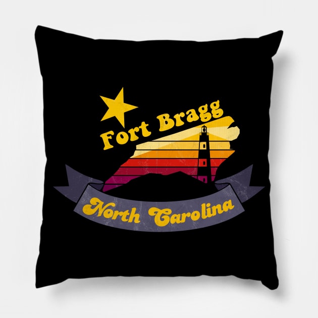 Fort Bragg North Carolina Pillow by Jennifer