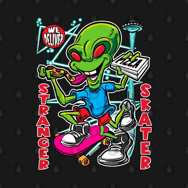 Stranger Skater by eShirtLabs