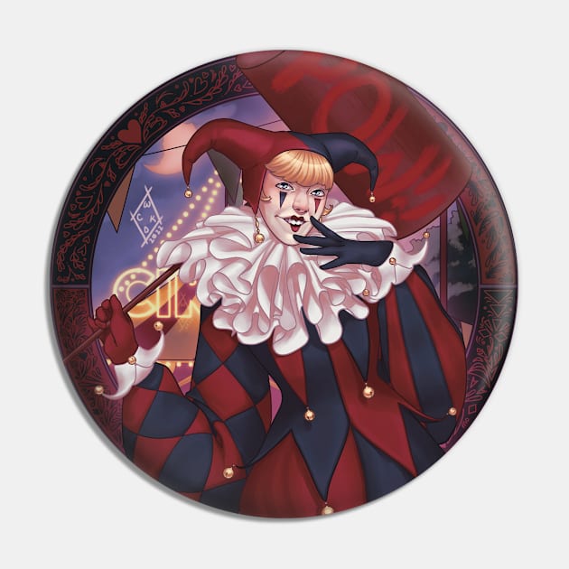 Harley Art Nouveau Pin by WickedSnack