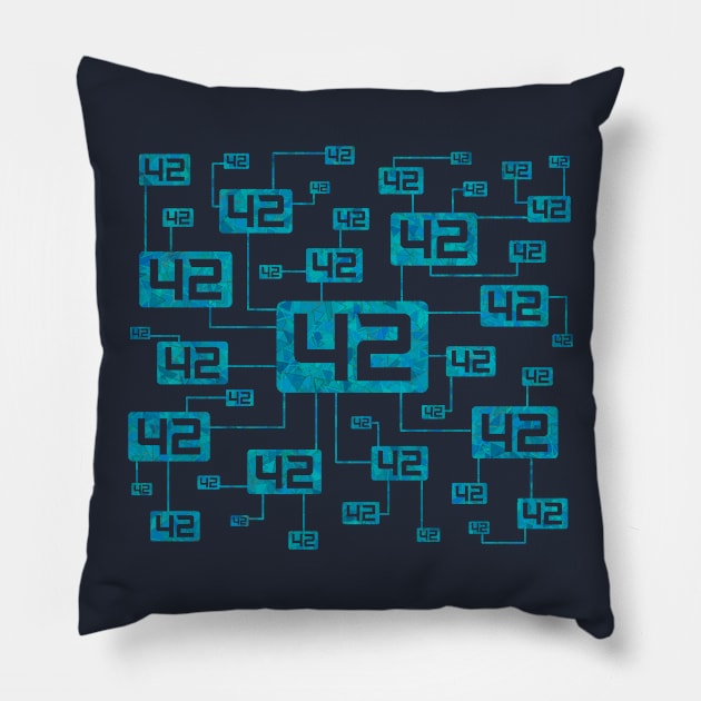 Forty-two 42s Pillow by donovanh