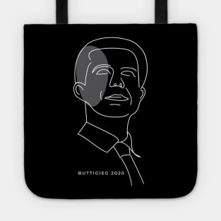 Pete Buttigieg 2020, hand drawn illustration. Pete for America in this presidential race. Tote
