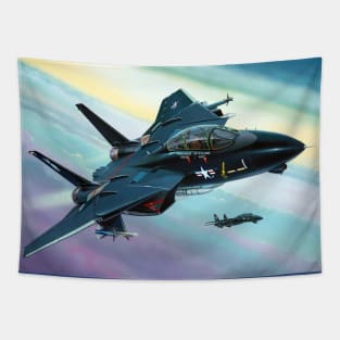 F14 Black Tomcat Tapestry