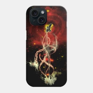 dance with fireflies red version Phone Case