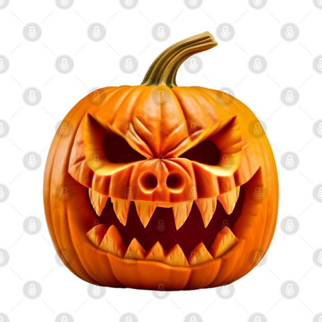 Vampire-Themed Jack O' Lantern Design: Halloween Vampire by Unboxed Mind of J.A.Y LLC 