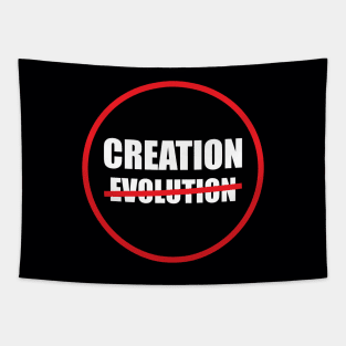 Creation NOT Evolution Tapestry