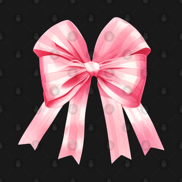 Pink Bow Coquette Aesthetic Y2k Girly by Mind Your Tee