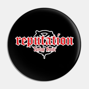 Taylor Swift Metal Reputation Pin