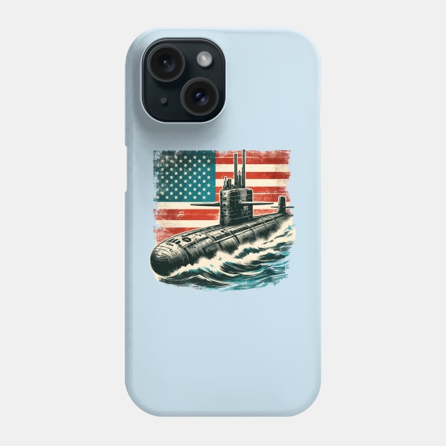 Submarine Phone Case by Vehicles-Art