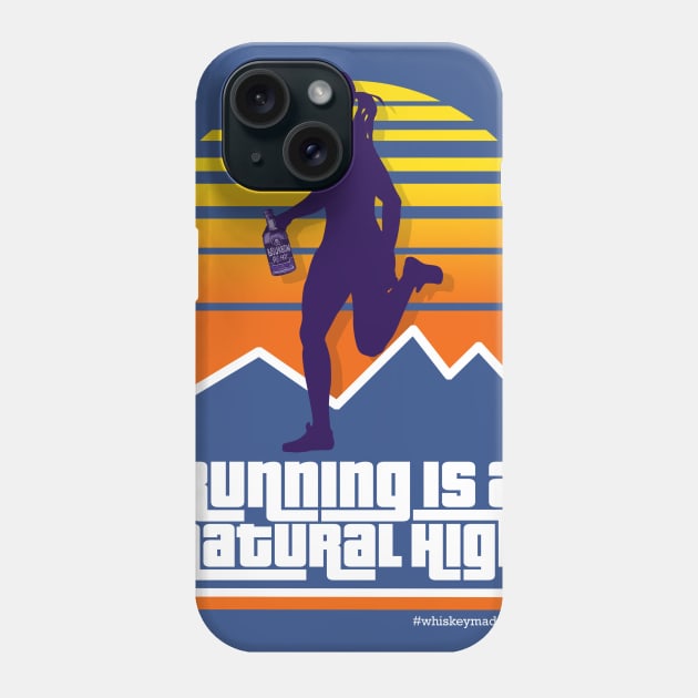 Running is a Natural High Phone Case by gigglemoto