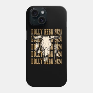 Dolly & Reba '24: Stylish Tee Supporting Two Country Icons Phone Case