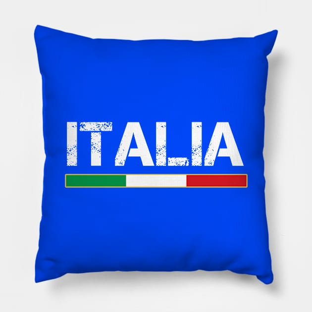 Italy Italian Flag Green White Red Italy Pillow by LittleBoxOfLyrics