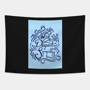 With Deepest Sympathy - Sympathy Card Tapestry