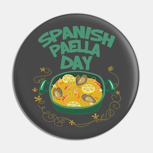 27th March - Spanish Paella Day Pin