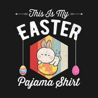 This Is My Easter Pajama Shirt Funny Easter Day T-Shirt