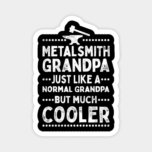 Metalsmith Grandpa Gift Magnet by Giggias