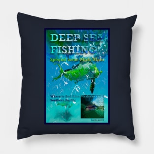 Deep Sea Magazine Poster Pillow