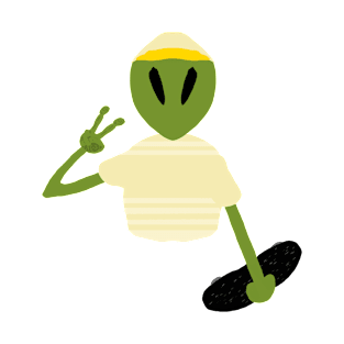 Skater Alien T-Shirt