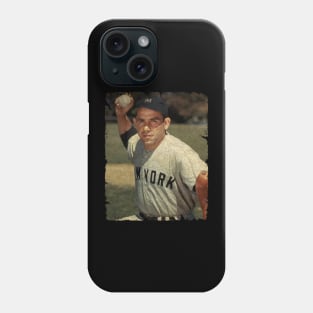 Yogi Berra - Catcher For The New York Yankees, 1951 Phone Case