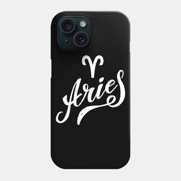 Aries Phone Case by machmigo