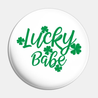 Lucky babe Saint Patricks Pin