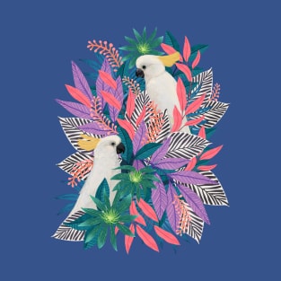 Colourful Tropical Cockatoos T-Shirt