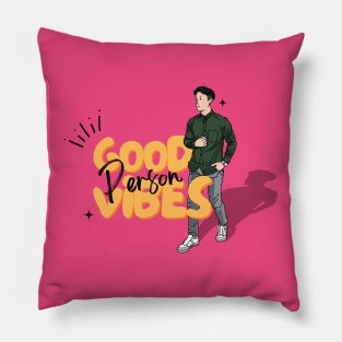 Good Vibes Person Man Ver. Pillow