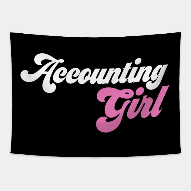 Accountant girl Tapestry by Sloop