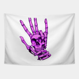 Skull Hand Tapestry