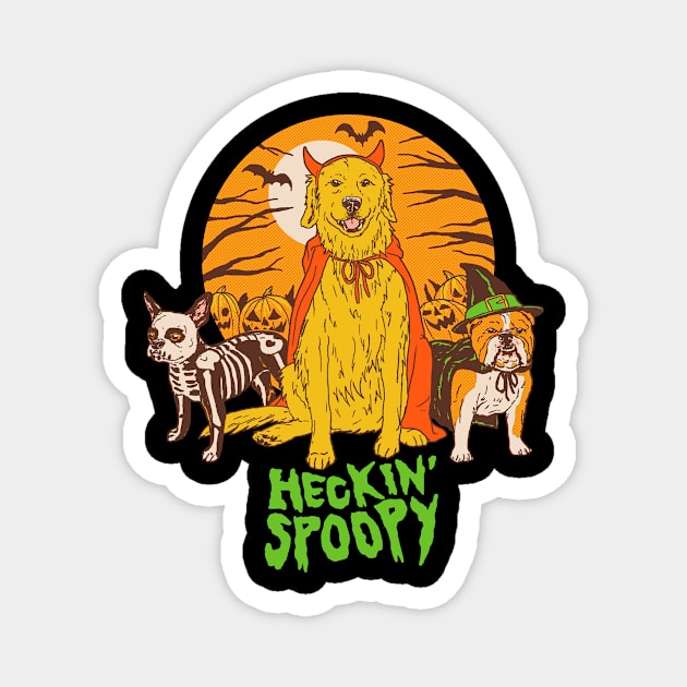 Heckin' Spoopy Magnet by Hillary White Rabbit