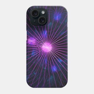 Star String Galaxy, Digital Abstract Artwork Phone Case