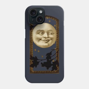 Moon and Stars sepia Phone Case