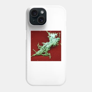 Lyme disease bacteria, SEM (C001/5889) Phone Case