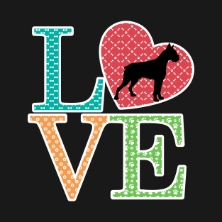 Love boxer best boxer T-Shirt