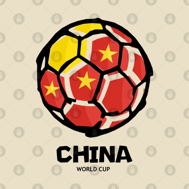 China Football Country Flag by KewaleeTee