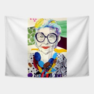 Iris Apfel fanart Tapestry