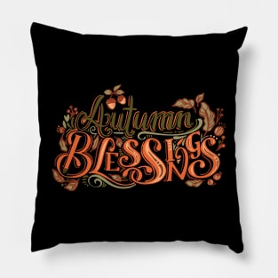 Autumn Blessings Pillow