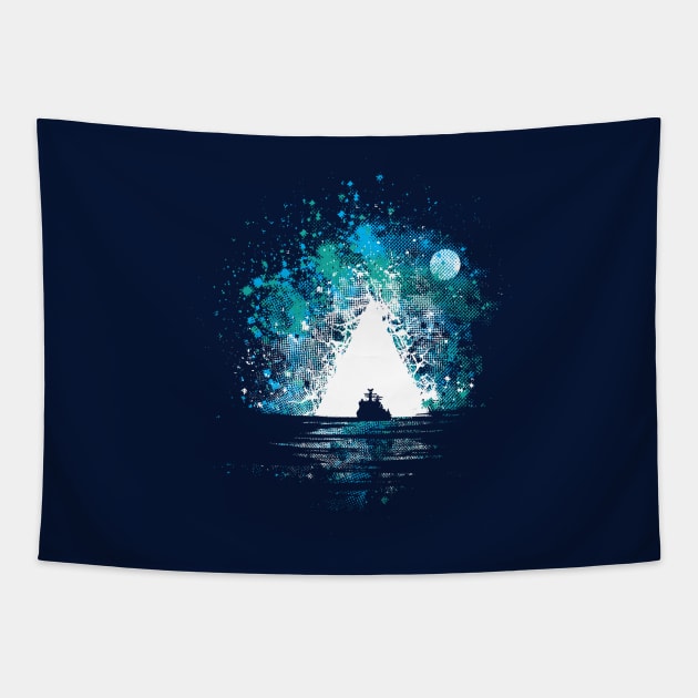 Bermuda Triangle Tapestry by Daletheskater