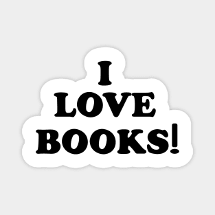 I Love Books Magnet