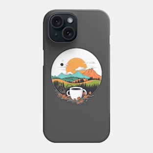 Nature, coffee, serenity, peace. Phone Case