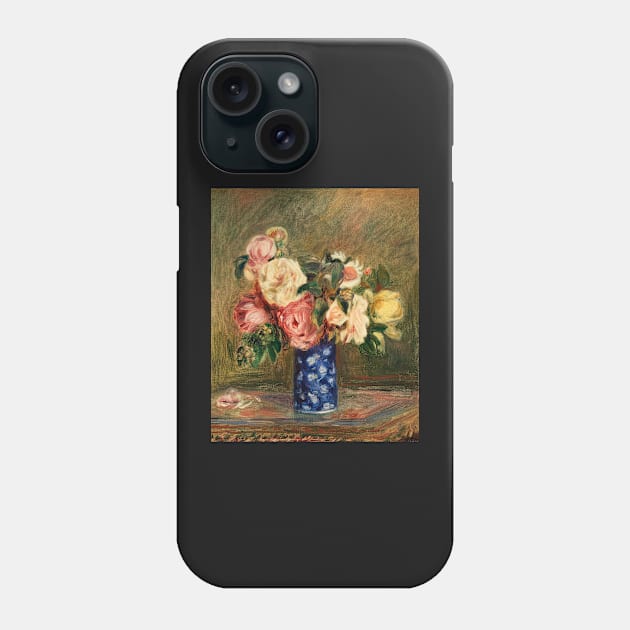 Bouquet of Roses by Renoir Phone Case by MurellosArt