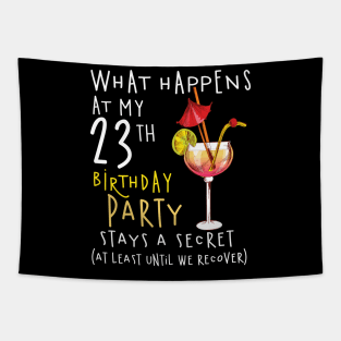 23Th Birthday - What Happens 23Th Birthday Tapestry