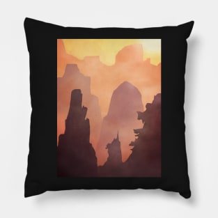 Misty Mountains Pillow